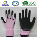 Gants de protection du travail Latex de nylon Gants de sécurité Gants en latex